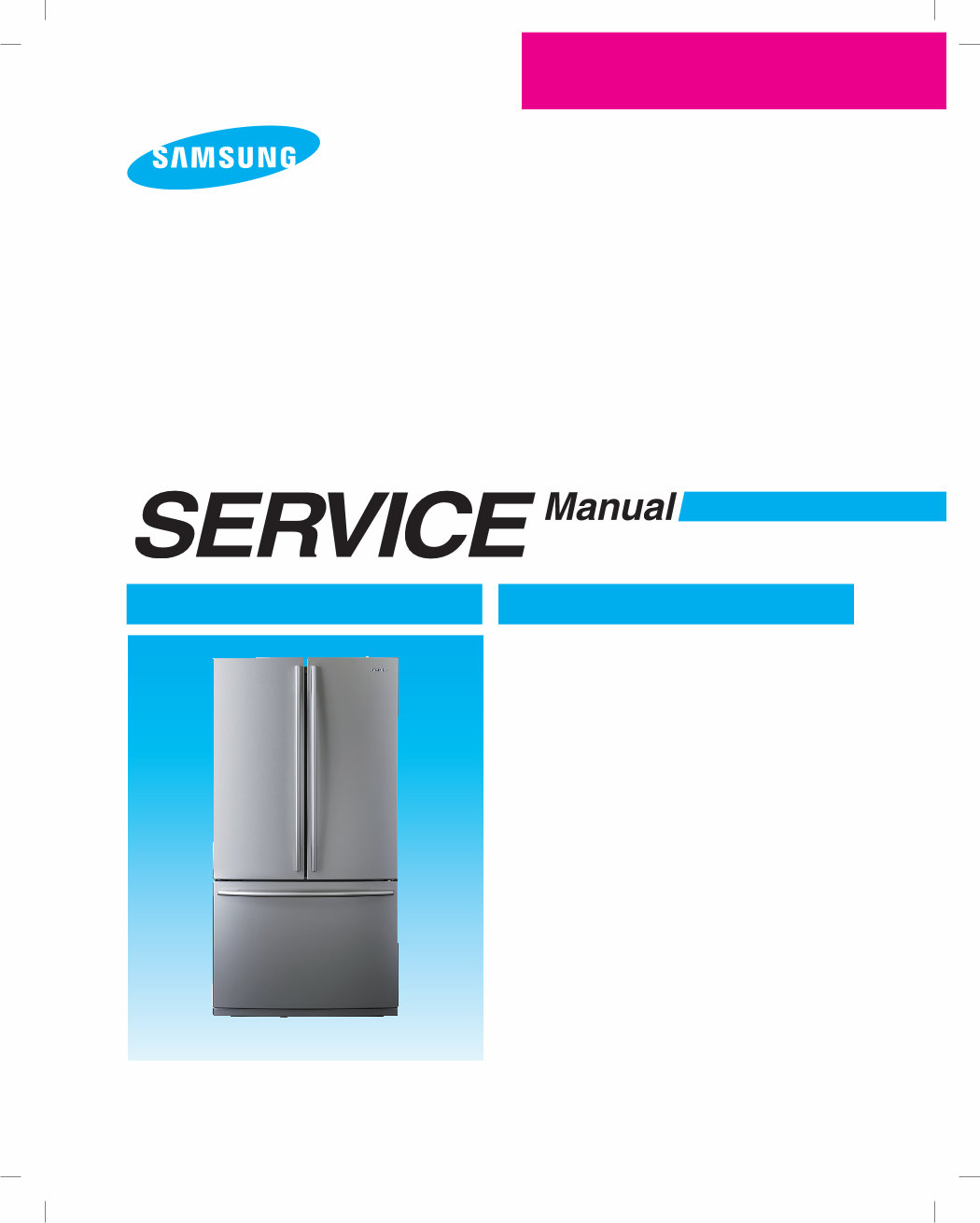 Samsung RF261BEAESR Service Manual & Repair Guide preview img 1