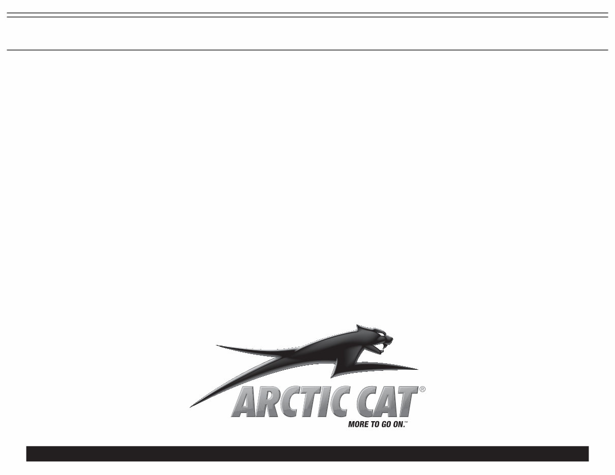 2006 Arctic Cat BearCat 570 Factory Service & Work Shop Manual preview img 1