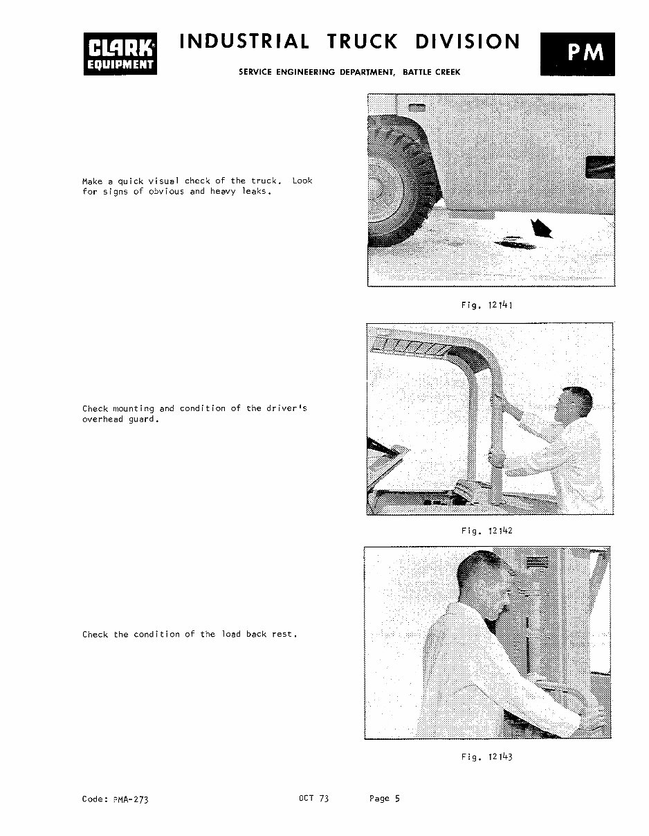 Clark C500 355, C500 30-55 Forklift Complete Workshop Service Repair Manual preview img 9