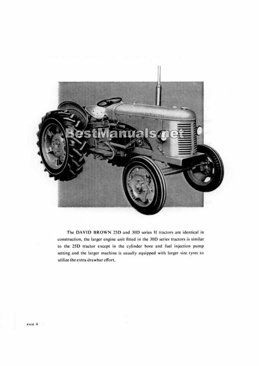 David Brown AD4-25 Diesel Engine Full Service Repair Manual preview img 5