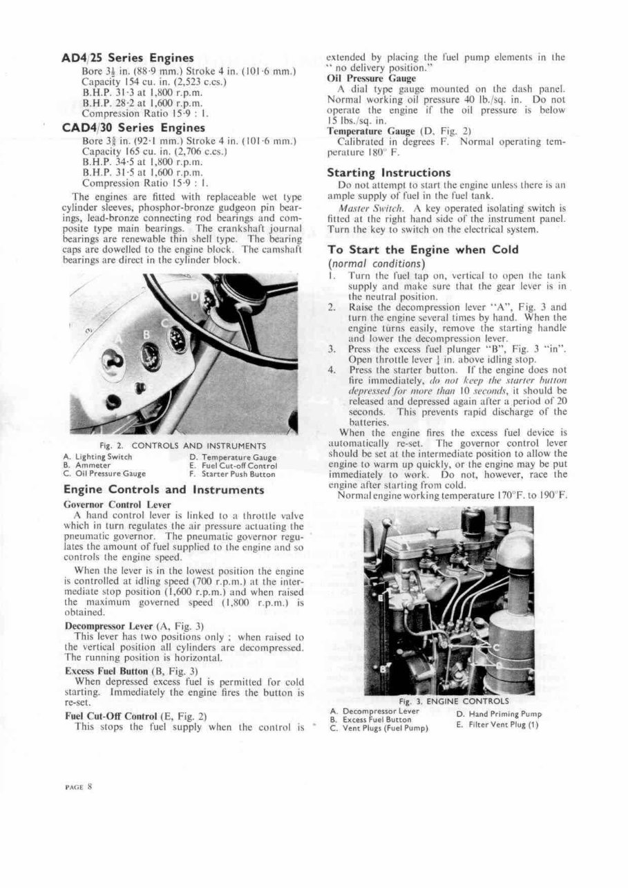 David Brown AD4-25 Diesel Engine Full Service Repair Manual preview img 9