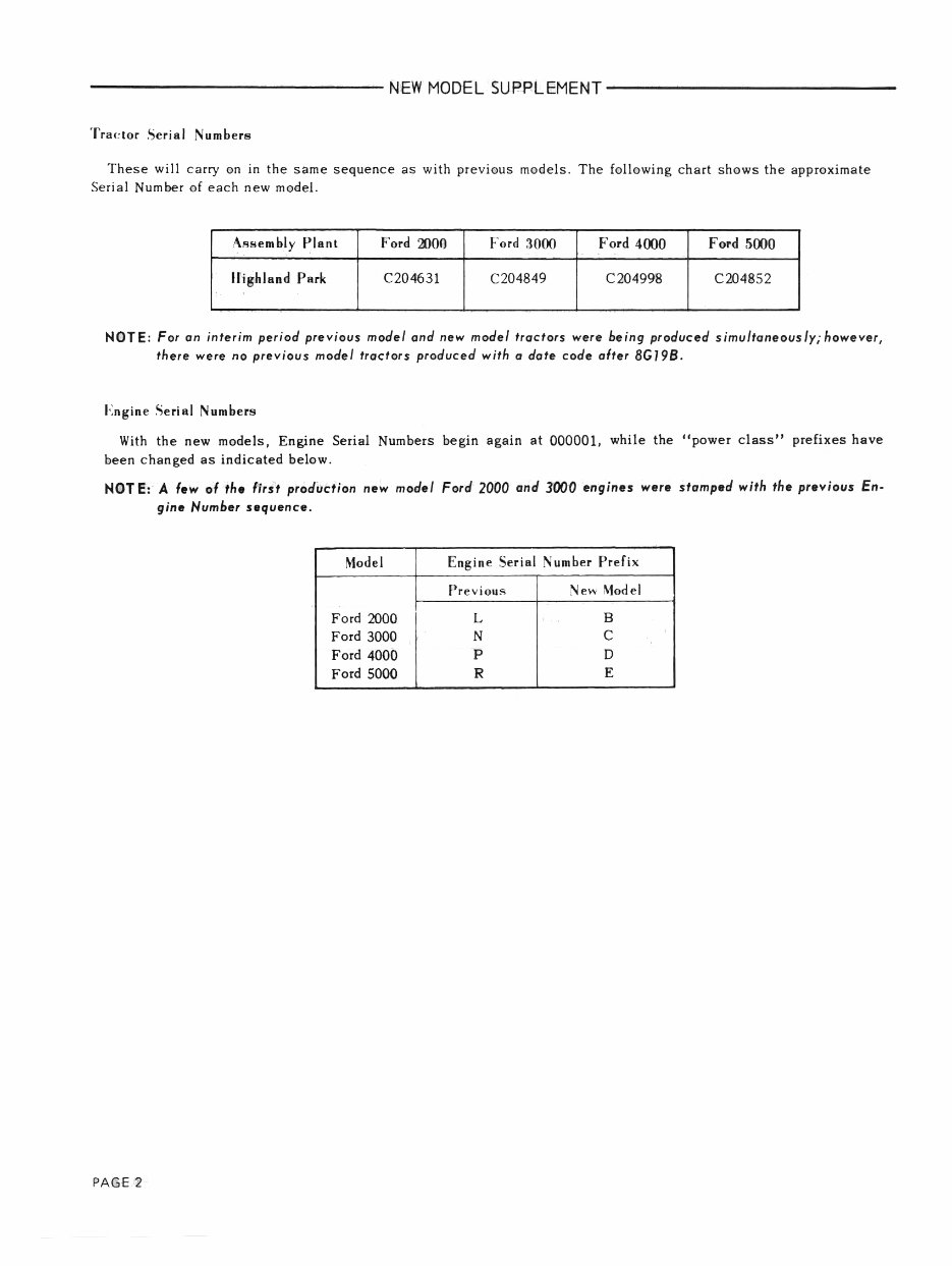 Ford 2000, 3000, 4000, 5000, & 7000 Series Farm Tractor Service & Repair Manual preview img 8