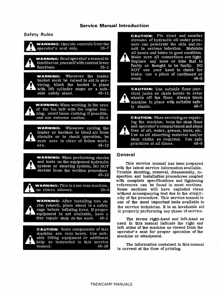 Case 580C Construction King Loader Backhoe Service Manual preview img 4