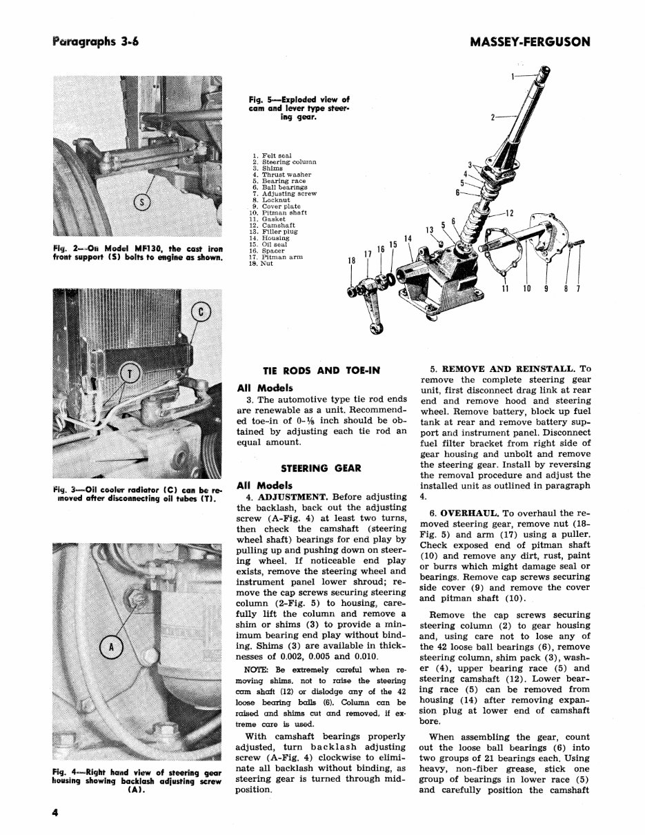 Massey Ferguson 130 MF130 Tractor Complete Workshop Service Repair Manual preview img 3