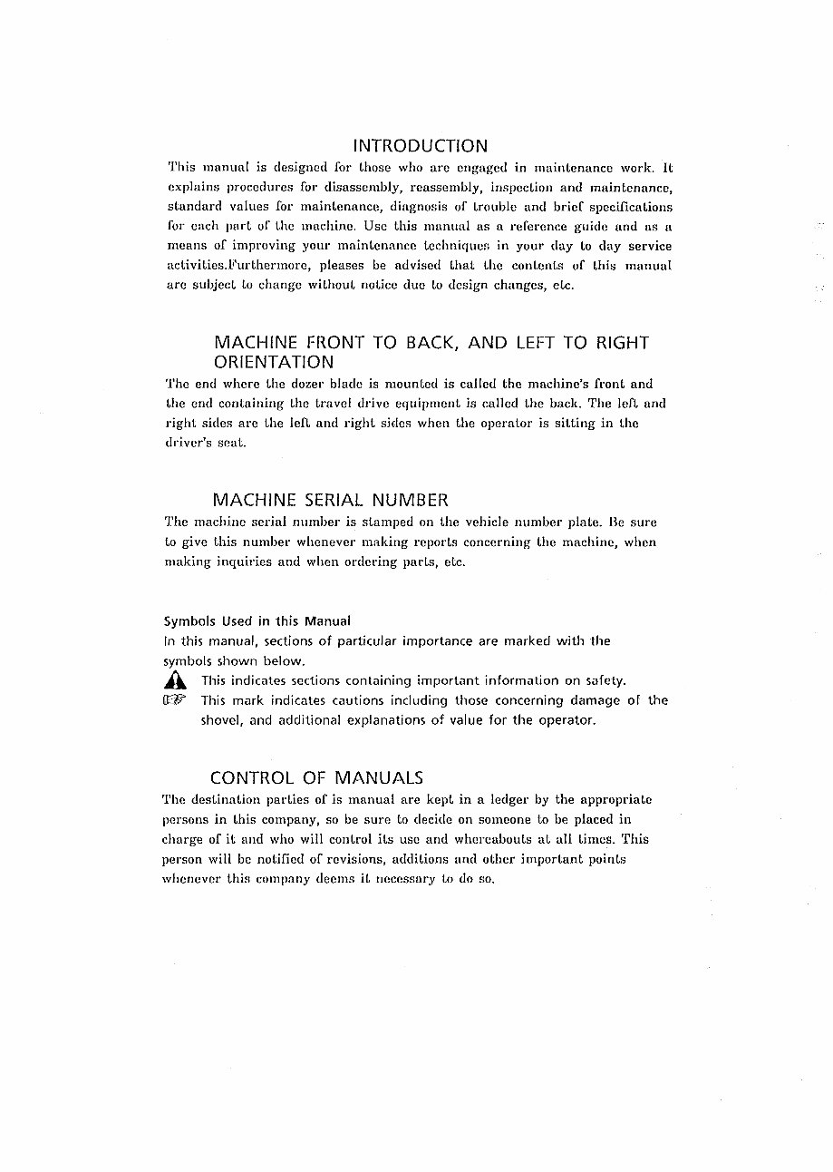 Kobelco SK045, SK045-2, SK050 Mini Excavator Service Repair Workshop Manual (PY-02001 , PZ-00101 ) preview img 5