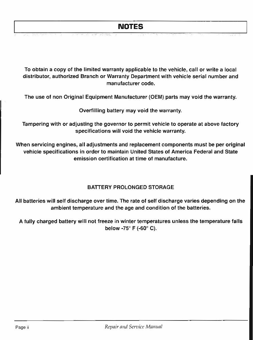 2001 EZGO Golf Cart with Gas engine Repair Service Manual preview img 2