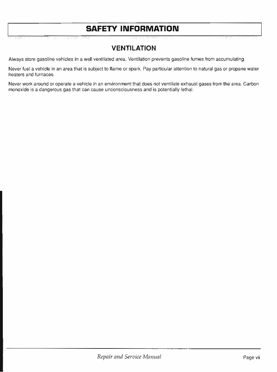 2001 EZGO Golf Cart with Gas engine Repair Service Manual preview img 7