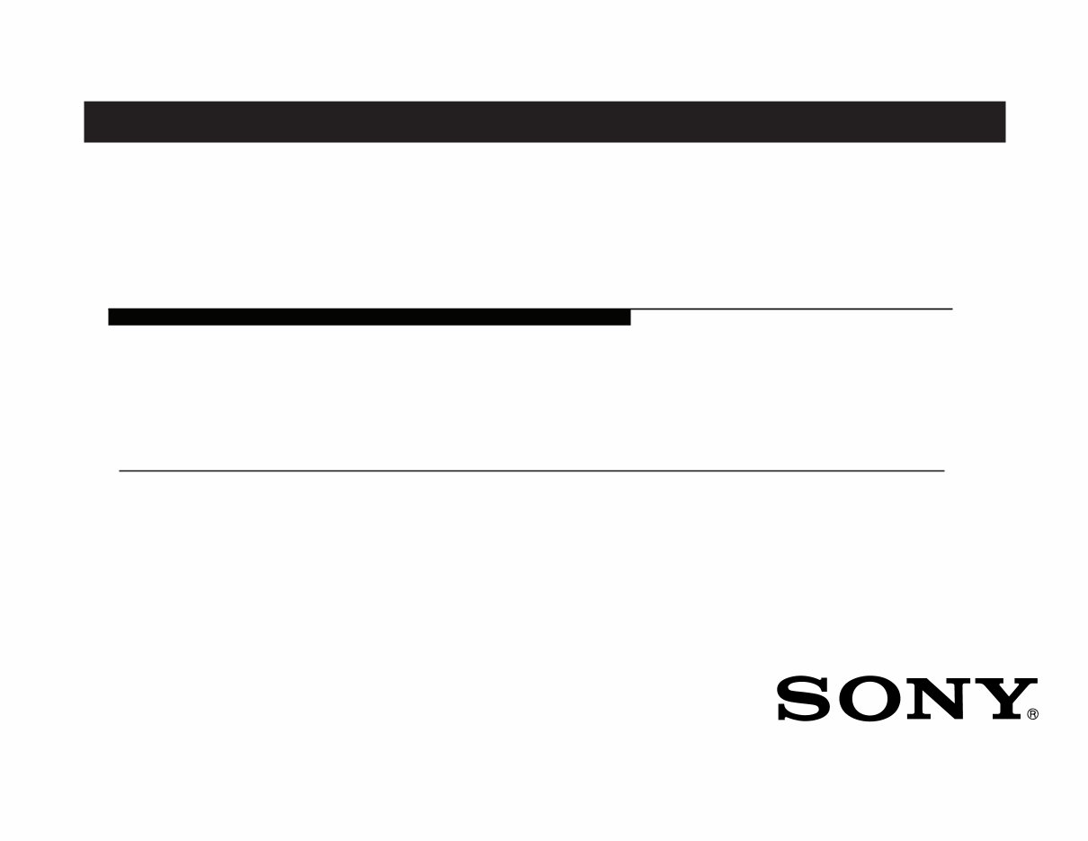 Sony KDL 32EX301 32EX400,40EX400,40EX401 LCD TV Service & Repair Manual preview img 1
