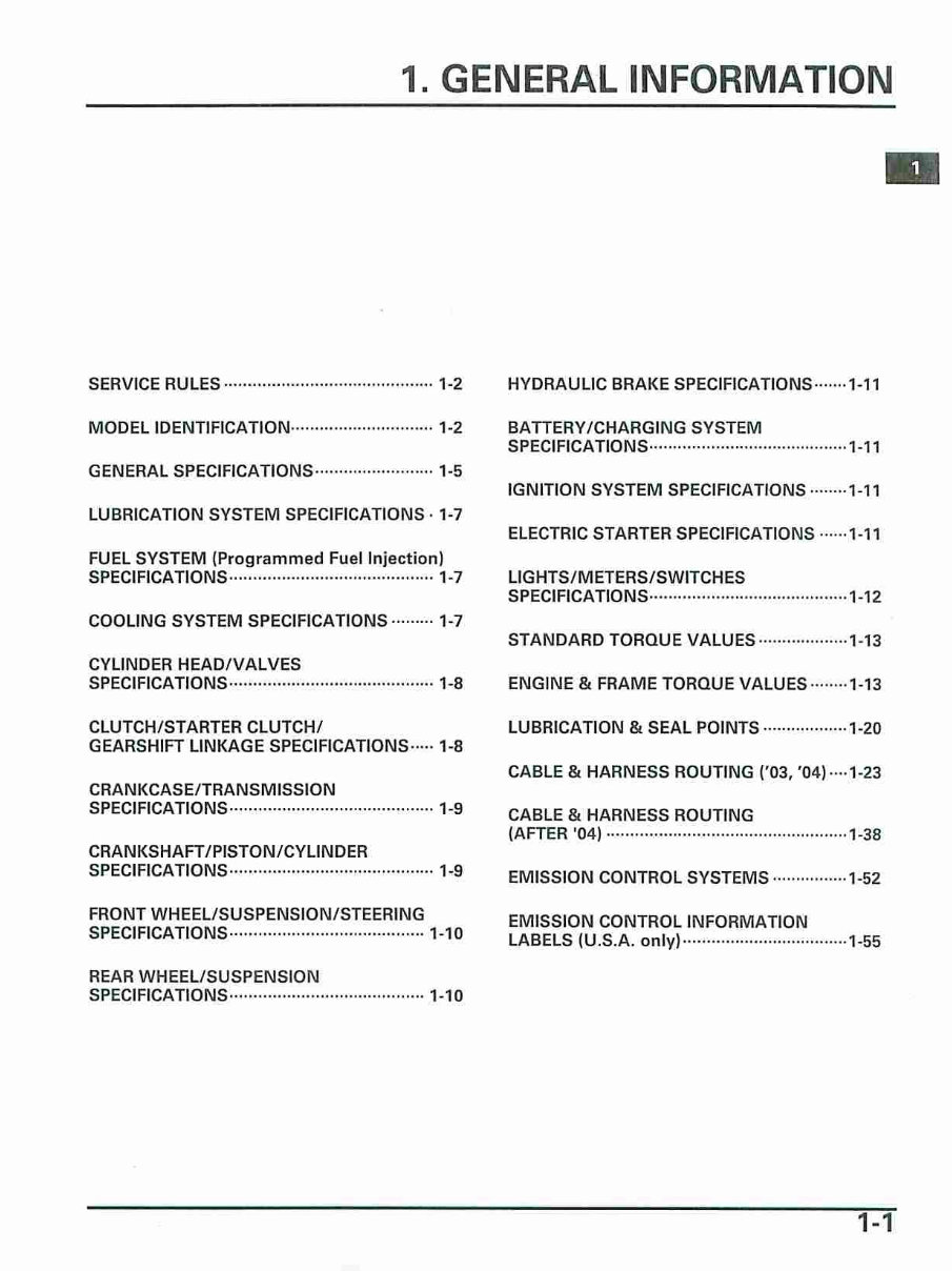 2003-2004 Honda CBR 600 RR Service & Repair Manual preview img 4