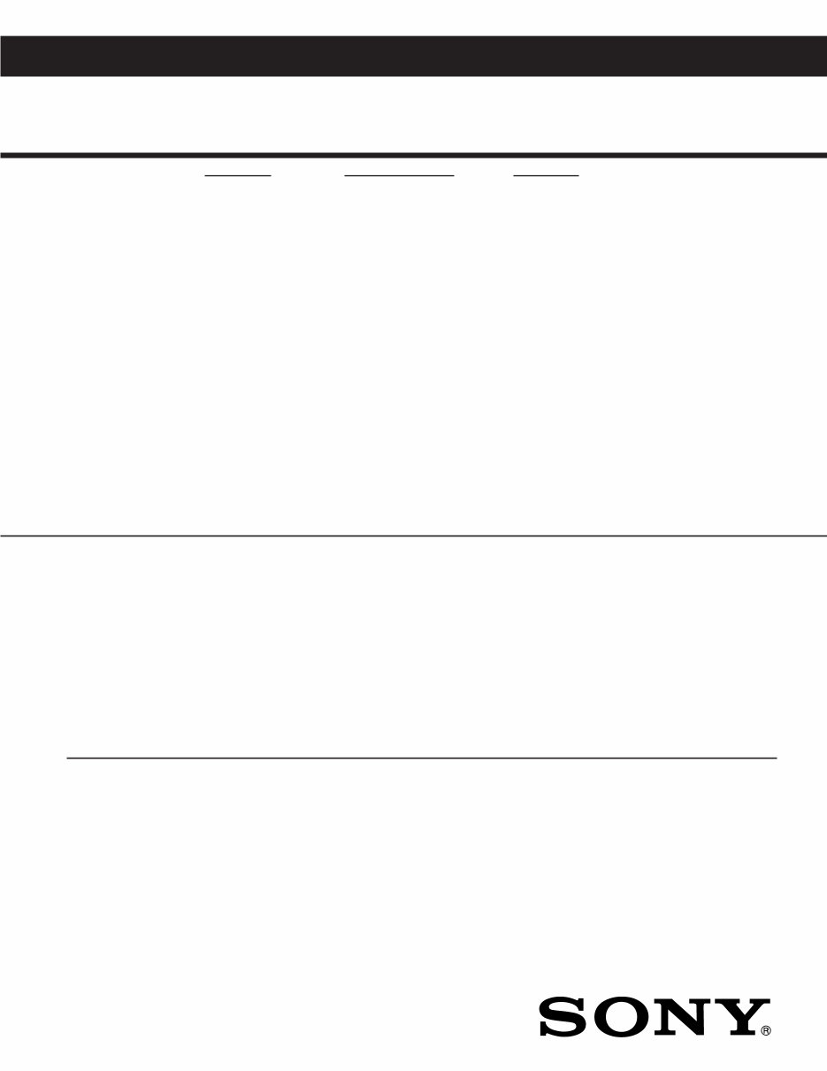 SONY LCD TV KDL-40V2500 KDL-46V2500 KDL-46V25L1 preview img 1