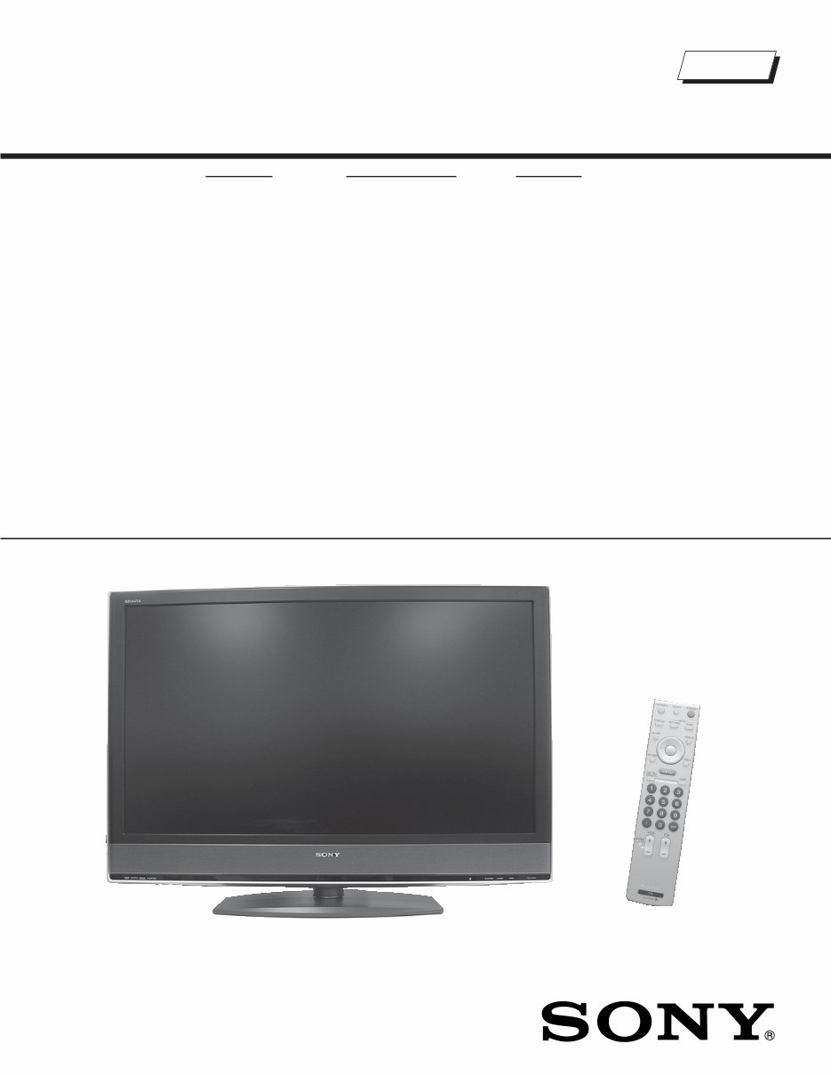 SONY LCD TV KDL-40V2500 KDL-46V2500 KDL-46V25L1 preview img 2