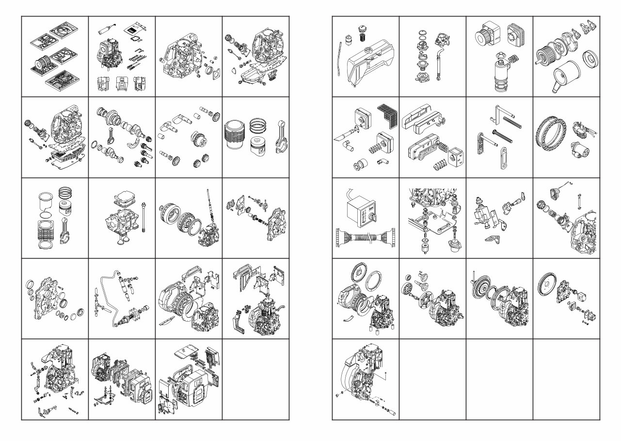 Hatz Diesel Engine 1D90V and 1D90W Parts Manual preview img 3