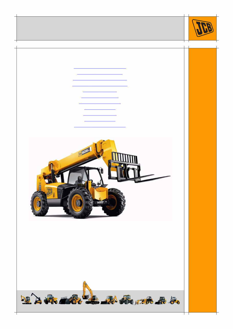 JCB 507-42 Telescopic Handler Workshop Service Repair Manual preview img 1