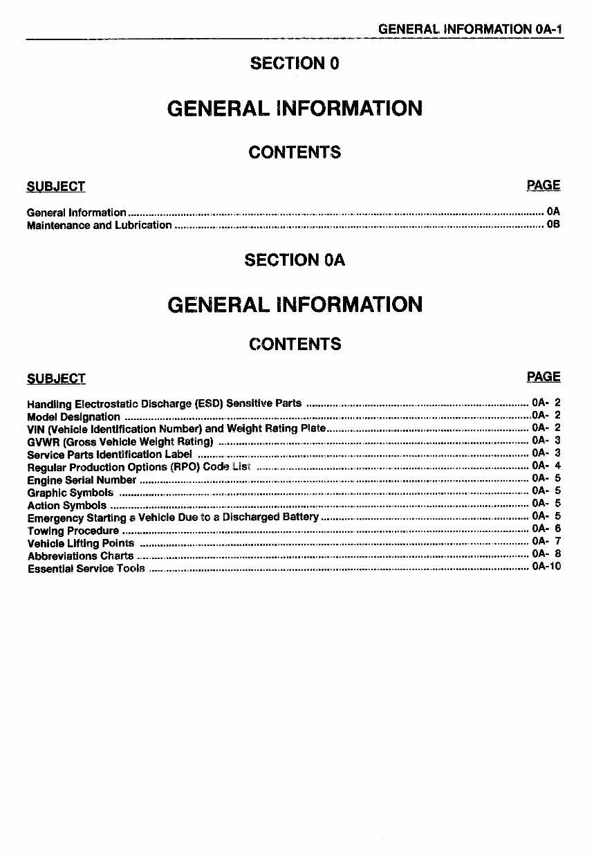 1999-2001 Isuzu N Series (NPR/NPR HD/NQR W3500/W4500/W5500 Diesel) Service & Repair Manual preview img 8