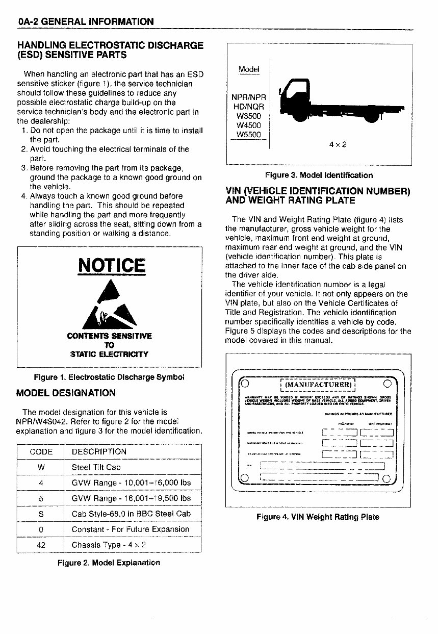 1999-2001 Isuzu N Series (NPR/NPR HD/NQR W3500/W4500/W5500 Diesel) Service & Repair Manual preview img 9