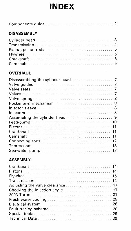 Volvo Penta 2001-2003T Engine Unit Service & Repair Manual preview img 3