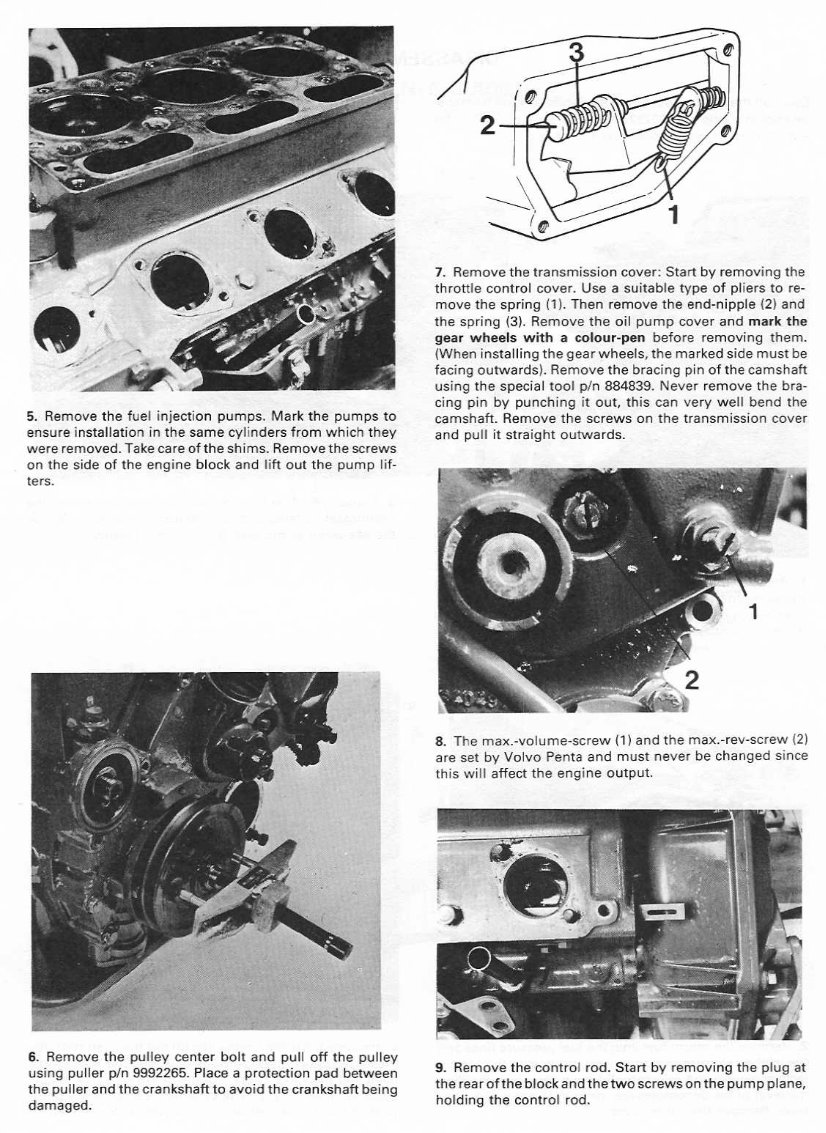 Volvo Penta 2001-2003T Engine Unit Service & Repair Manual preview img 6