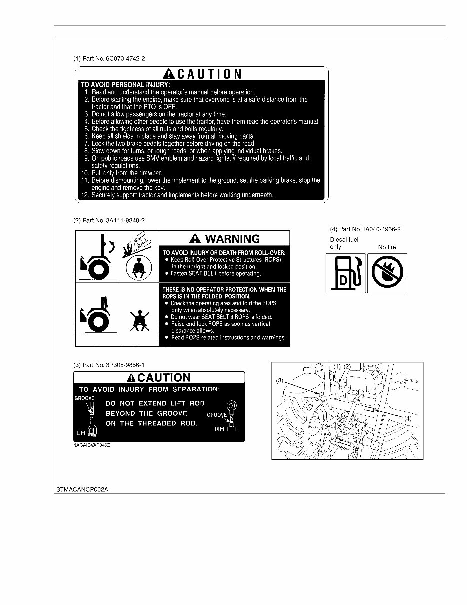 Kubota M9540 Tractor Factory Service Repair Manual preview img 7