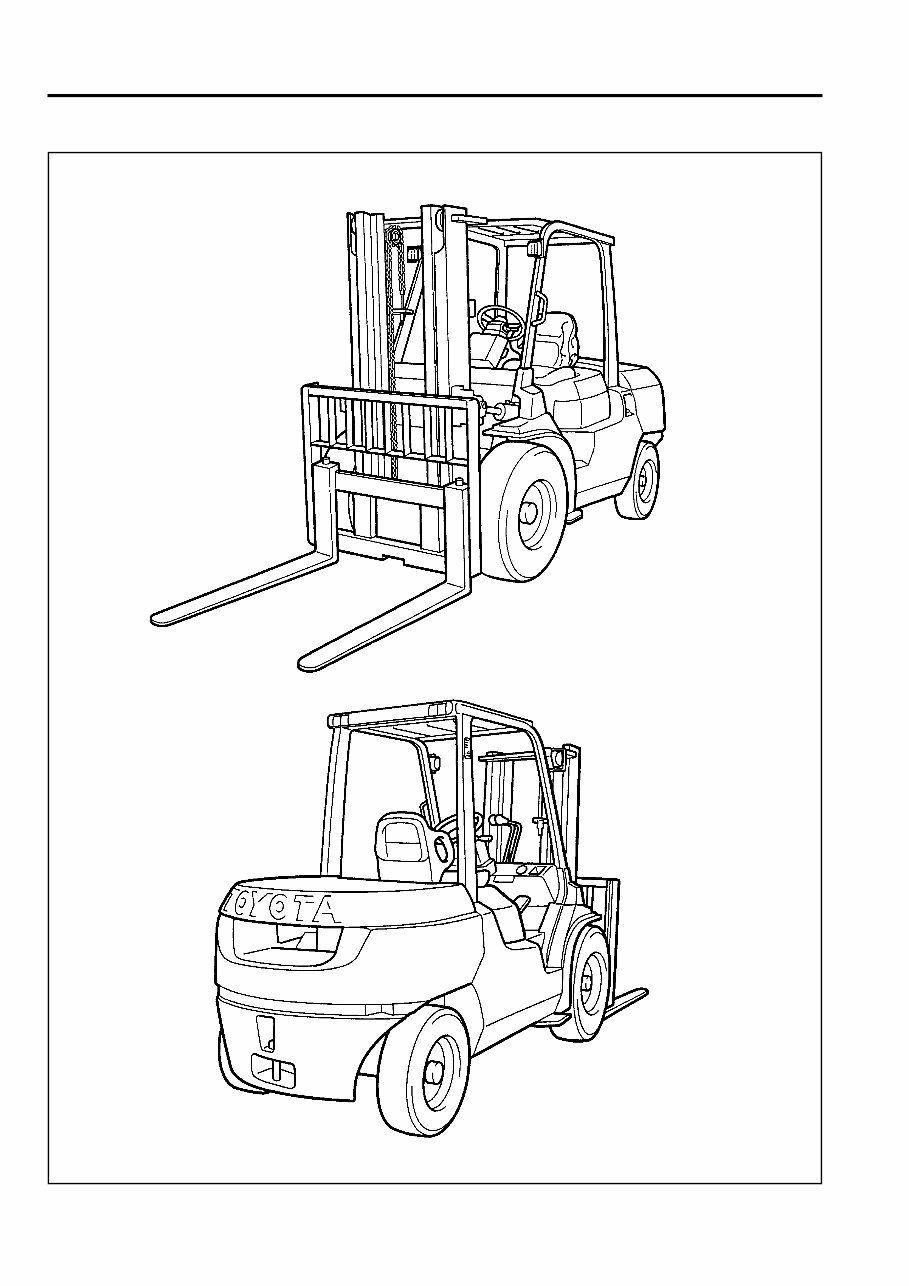 Toyota LPG Forklift Truck: 7FG35, 7FG40, 7FG45, 7FGK40, 7FGA50 Workshop Service Manual preview img 4