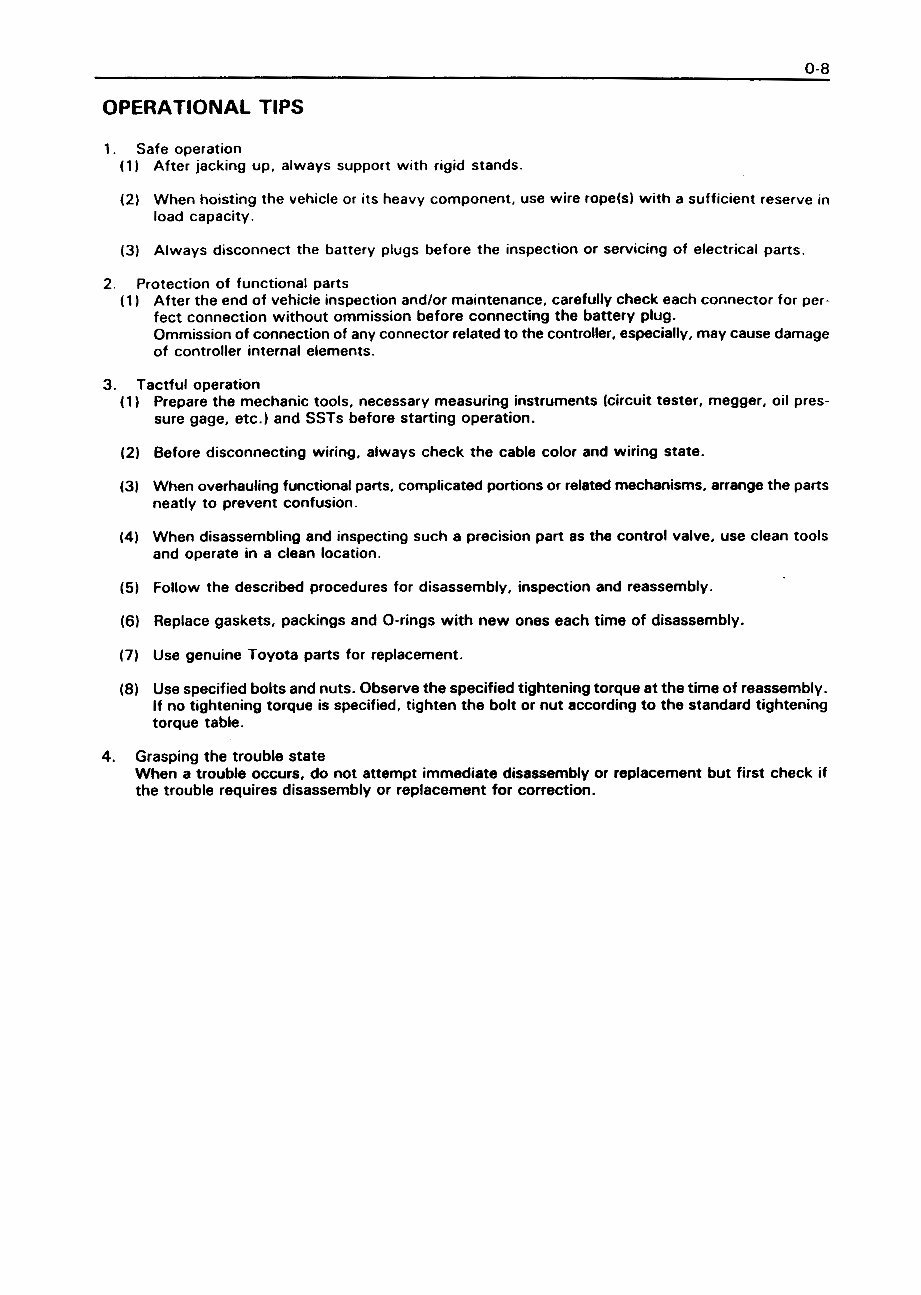 Toyota (BT) Electric Forklift Truck: FBMF16, FBMF20, FBMF25, FBMF30 Workshop Service Manual preview img 10