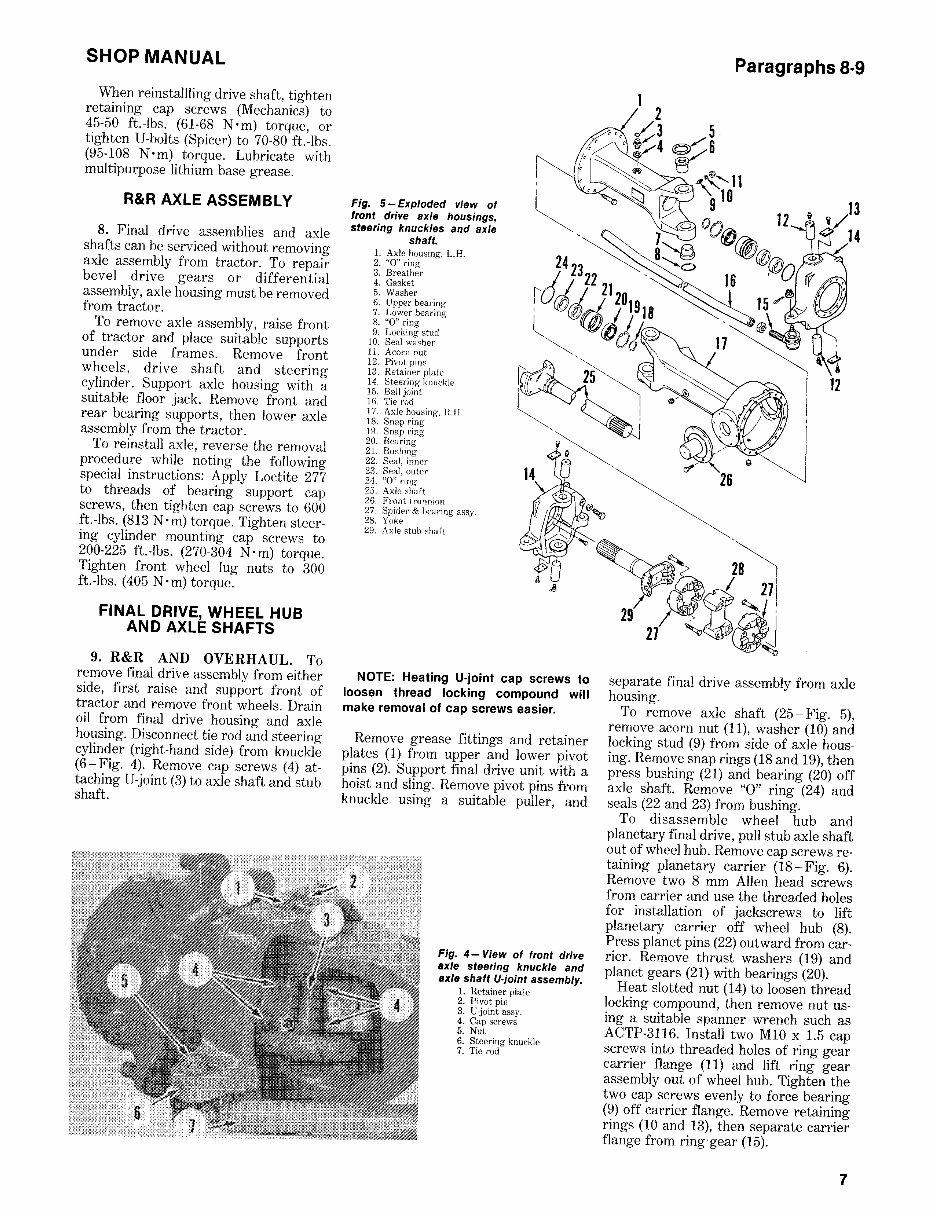 Allis Chalmers 8030 tractor Workshop Repair Service Manual preview img 6