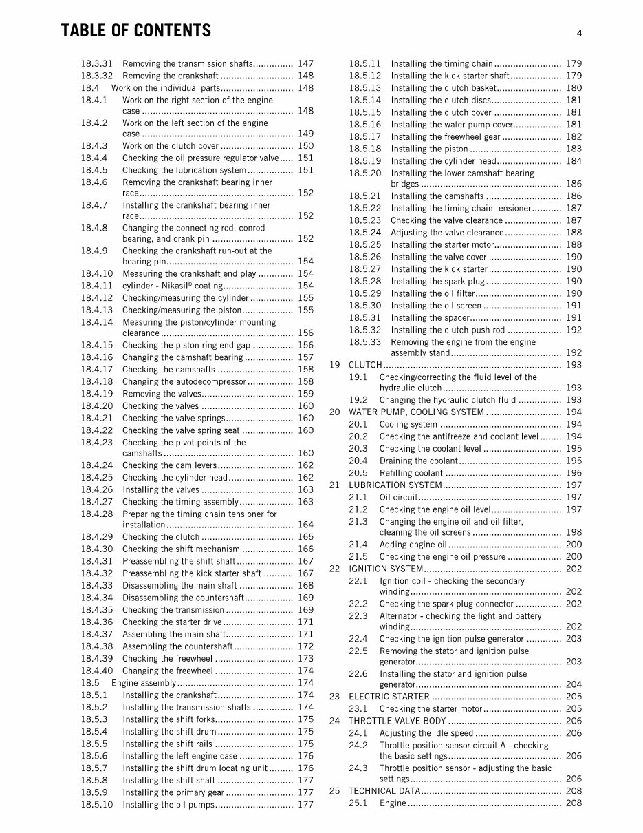 2013 KTM 250 Exc-F Xcf-W Service & Repair Manual preview img 4