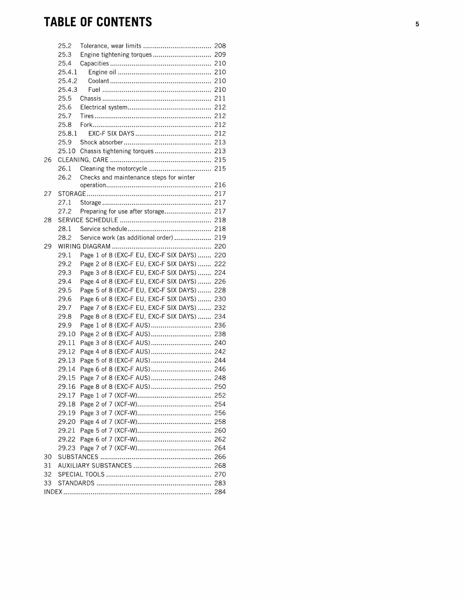 2013 KTM 250 Exc-F Xcf-W Service & Repair Manual preview img 5