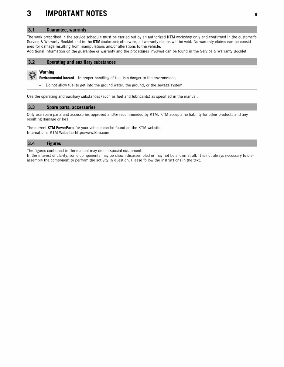 2013 KTM 250 Exc-F Xcf-W Service & Repair Manual preview img 8