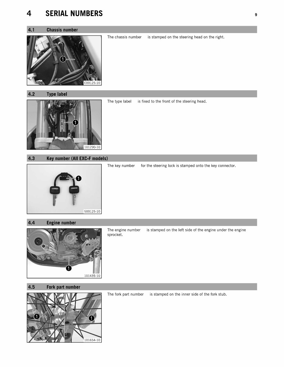2013 KTM 250 Exc-F Xcf-W Service & Repair Manual preview img 9