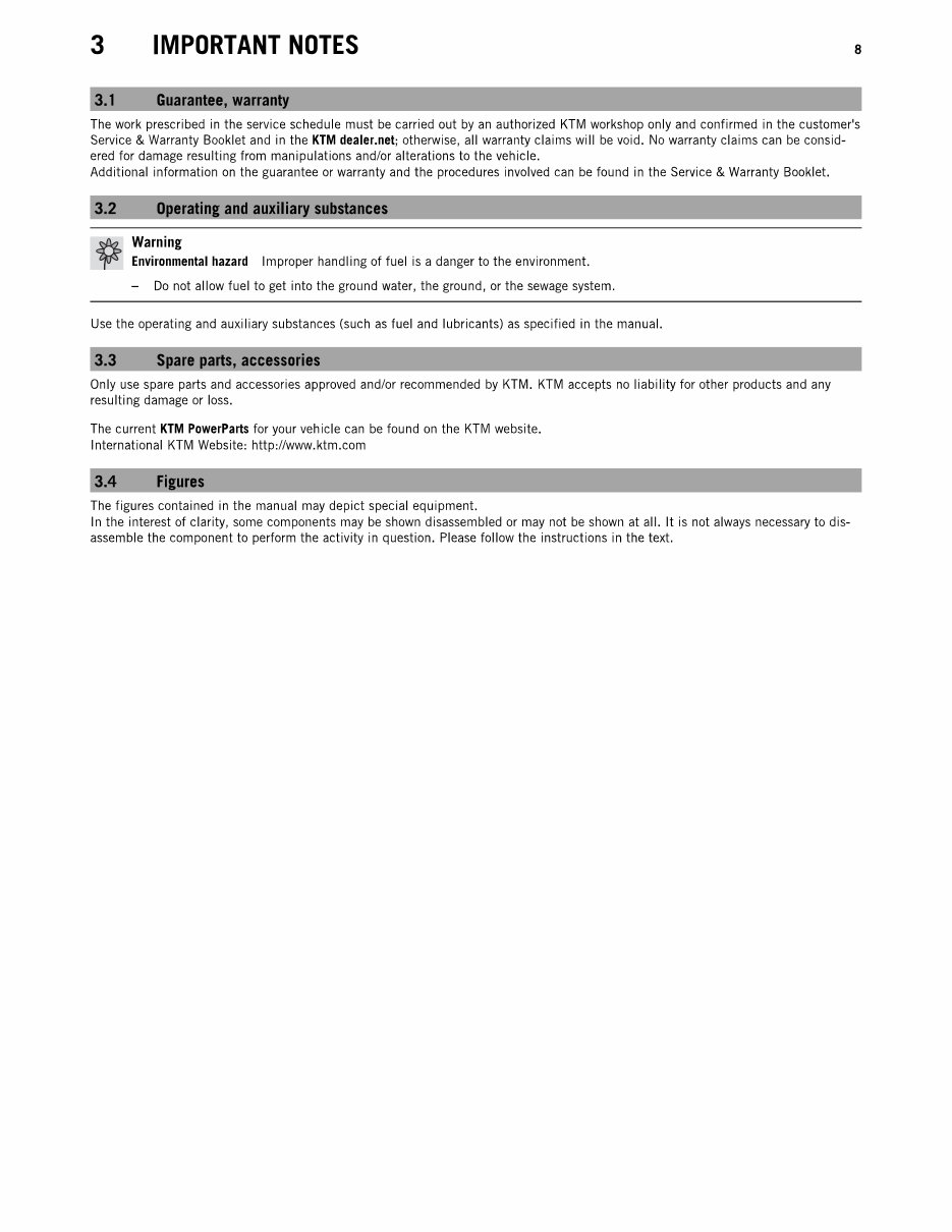 2015 KTM 250 SX-F Service & Repair Manual preview img 10