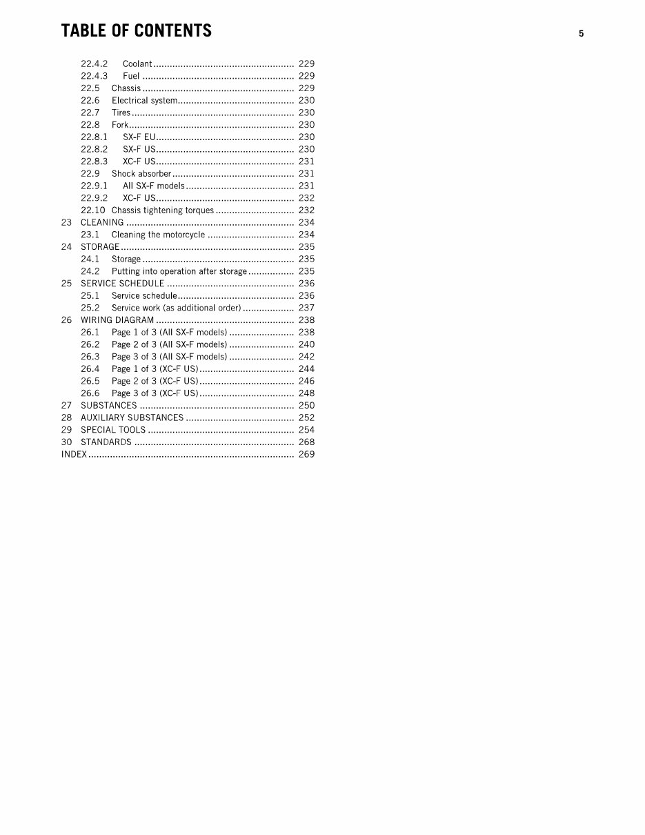 2015 KTM 250 SX-F Service & Repair Manual preview img 7