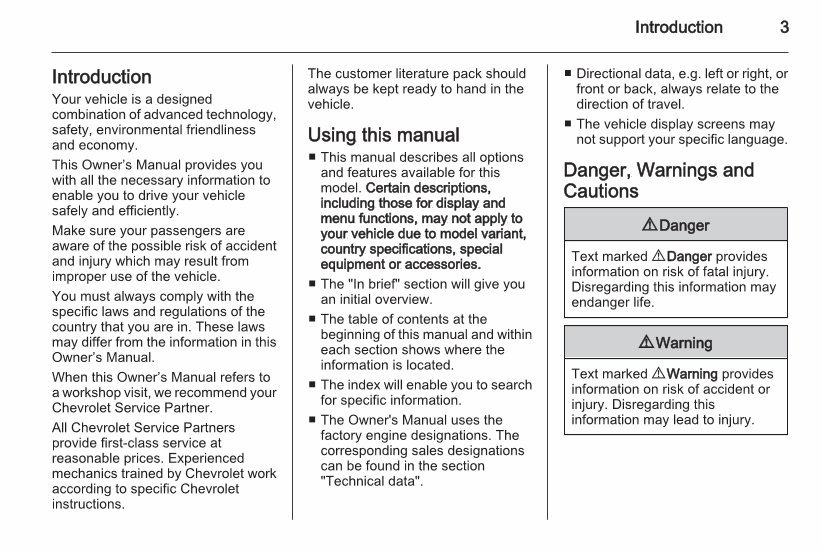 2012 Chevrolet Matiz Spark M300 Owners Manual preview img 3