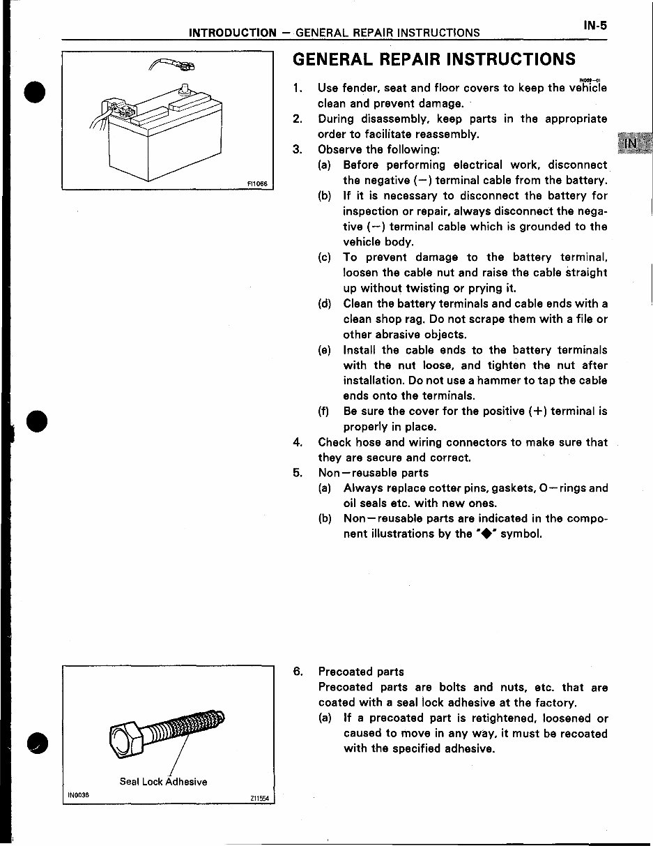 Toyota 2.4L (2RZ-FE) & 2.7L (3RZ-FE) Engine Service & Repair Manual preview img 5