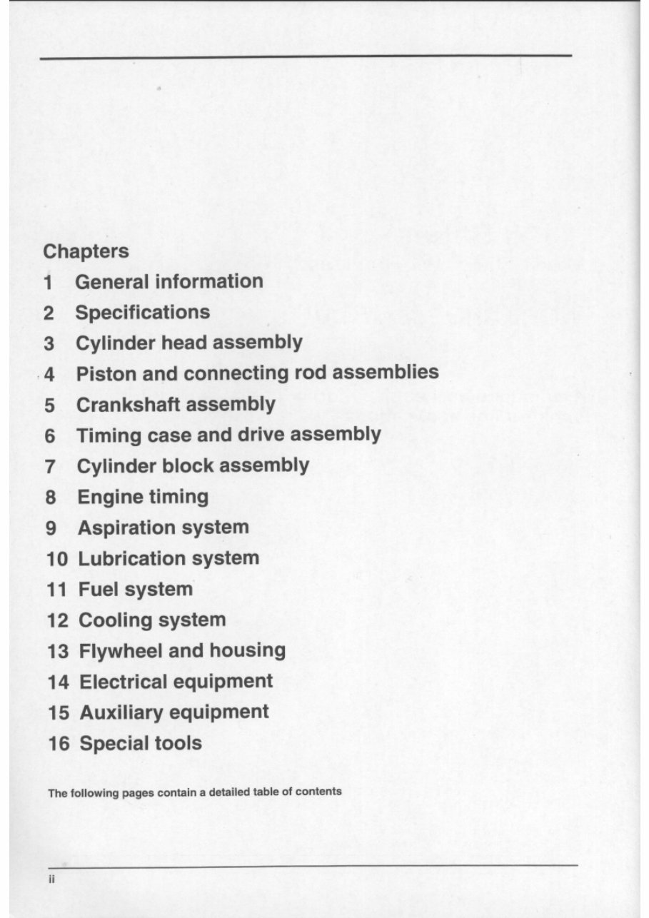 Perkins 1100 series Diesel Engine Workshop Service Manual preview img 2