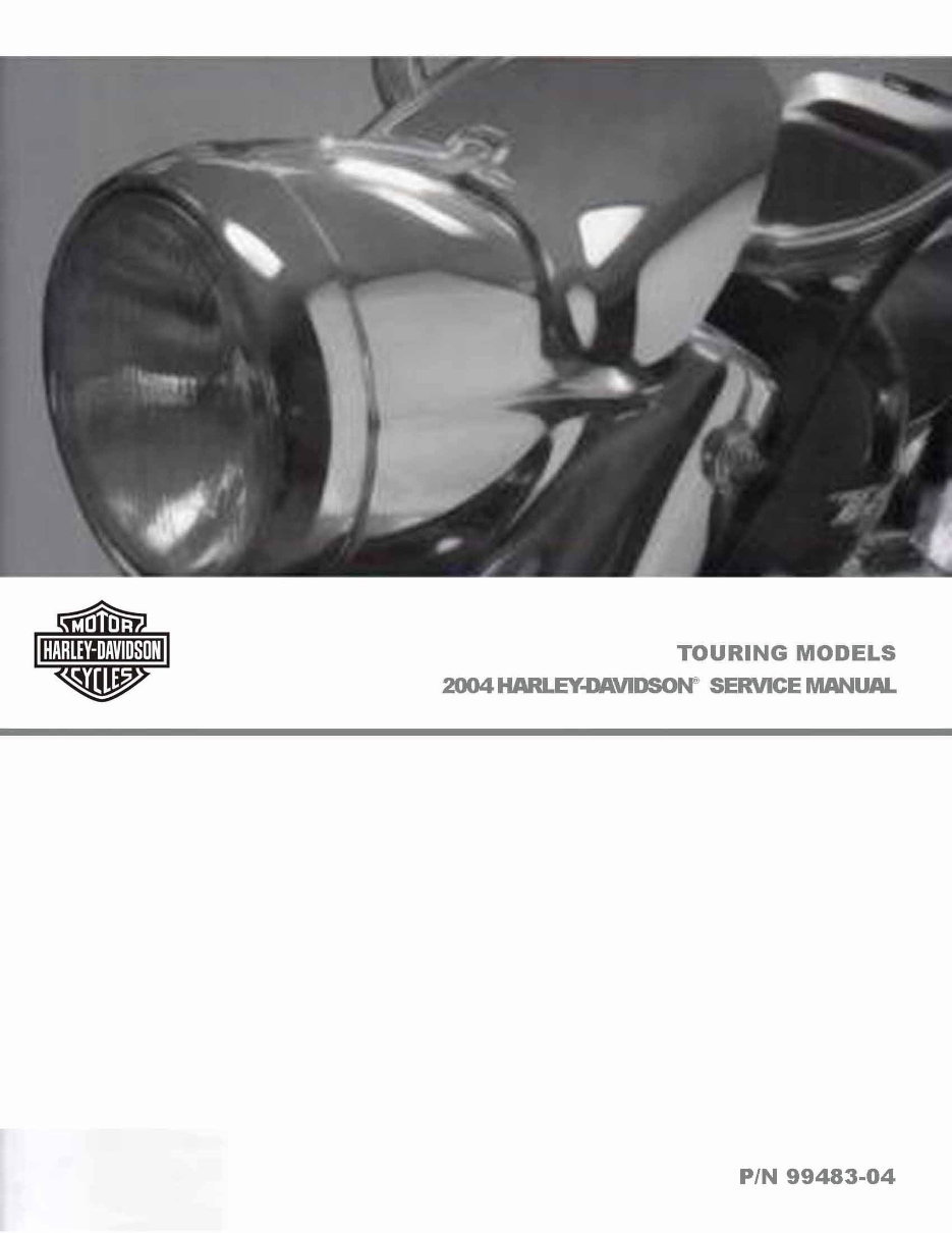 2004 Harley-Davidson FLHRCI Road King Service & Repair Manual preview img 1