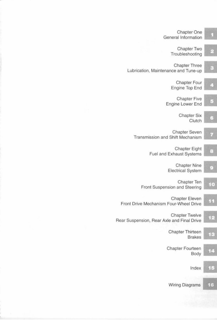 1987-1998 Suzuki LT ATVs (LT-4WD/LT-F4WDX/LT-F250) Service & Repair Manual preview img 2