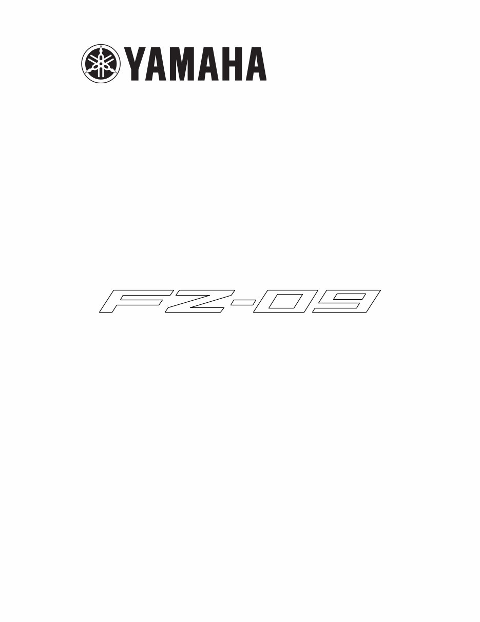 2013-2015 Yamaha MT-09 Service & Repair Manual preview img 1