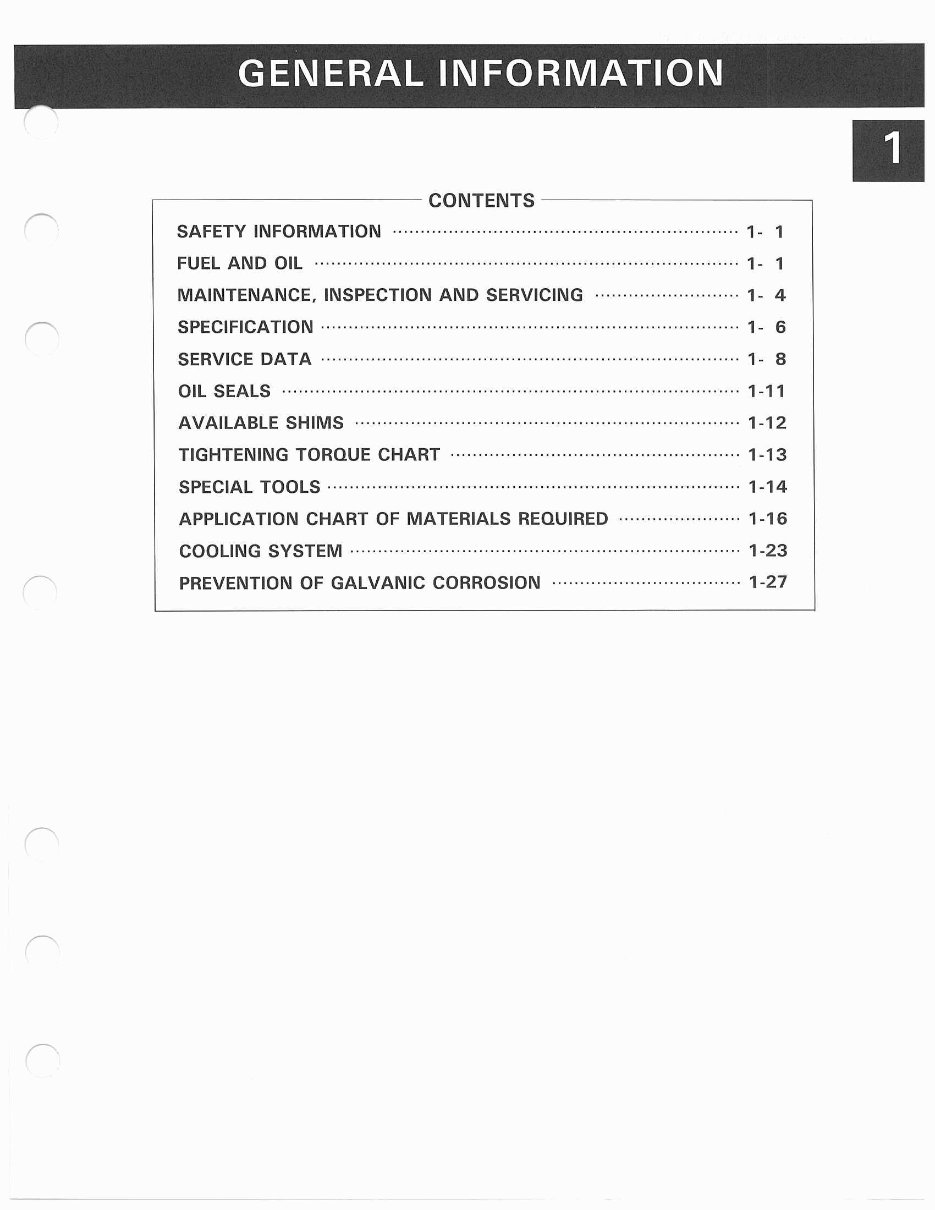 2000 Suzuki DT75/DT85 Outboard OEM Service & Repair Manual preview img 4