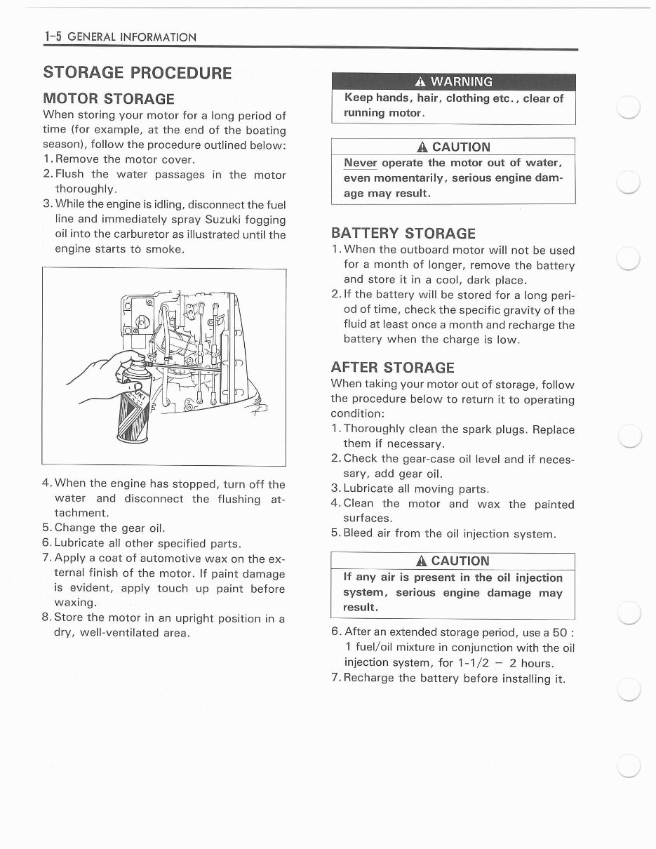2000 Suzuki DT75/DT85 Outboard OEM Service & Repair Manual preview img 9