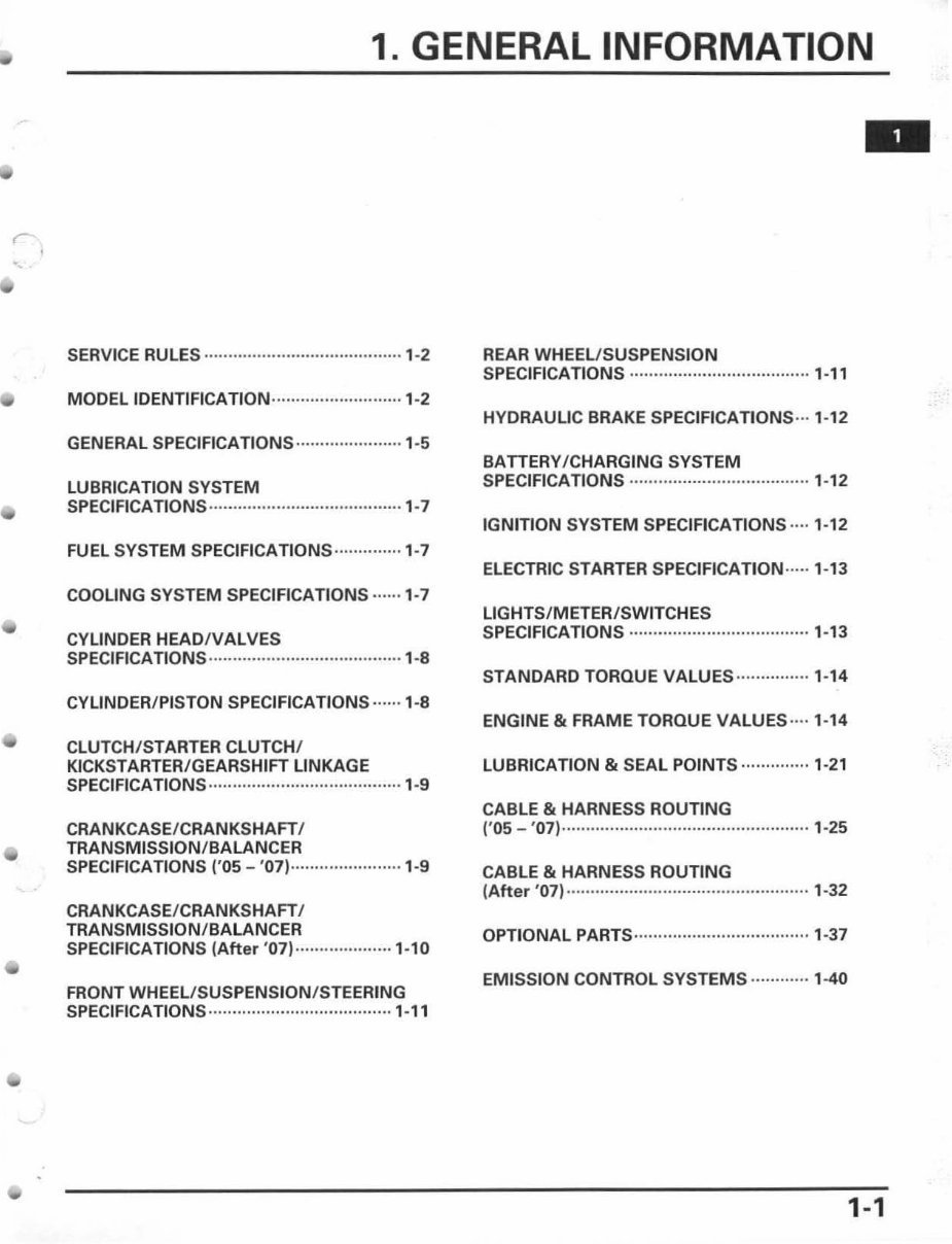 2005-2013 CRF450X Service & Repair Manual preview img 5