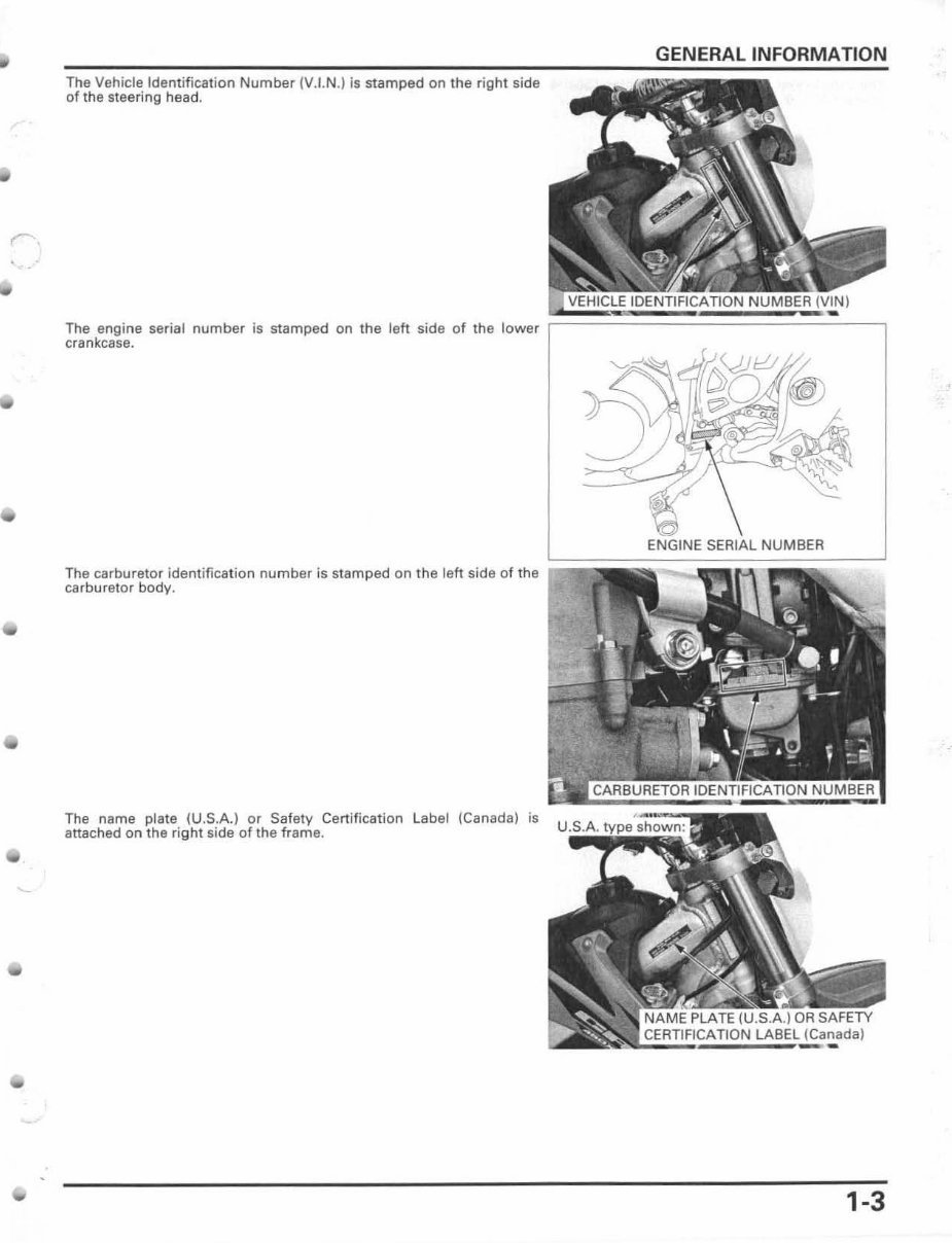 2005-2013 CRF450X Service & Repair Manual preview img 7