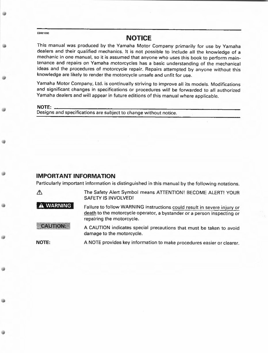 1998-2010 Yamaha V-Star 650 Classic / Silverado XVS650 Service & Repair Manual preview img 4