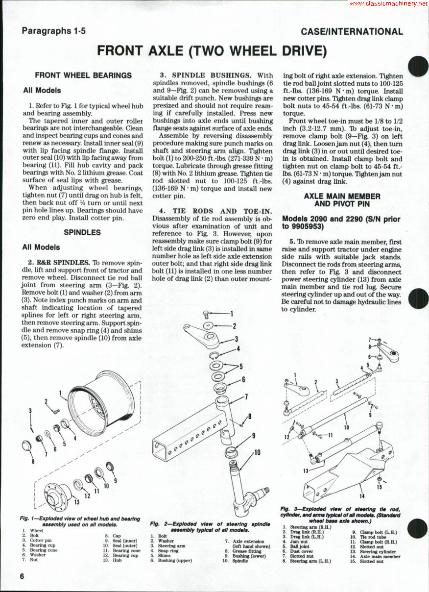 CASE 2090 Tractor Workshop Service Manual for Repair preview img 5