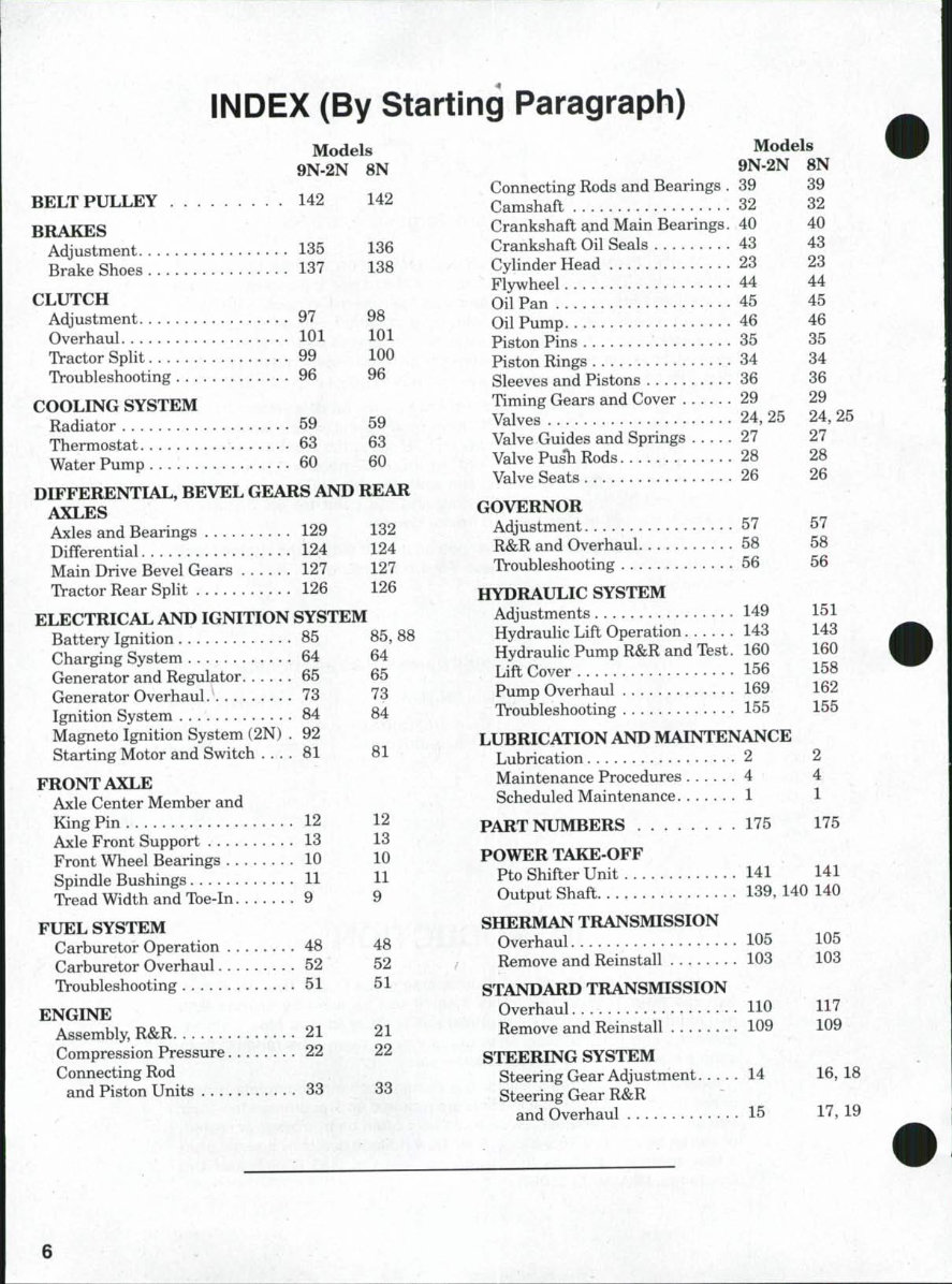 1948-1952 Ford 8N Tractor Service Repair Factory Manual preview img 1