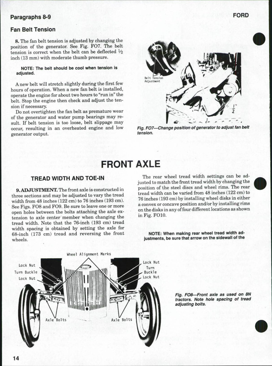 1948-1952 Ford 8N Tractor Service Repair Factory Manual preview img 10