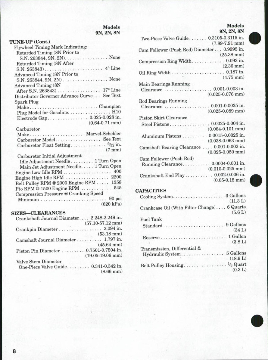 1948-1952 Ford 8N Tractor Service Repair Factory Manual preview img 4