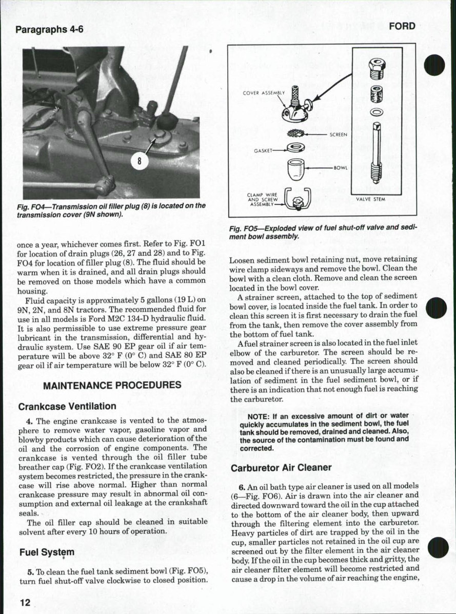 1948-1952 Ford 8N Tractor Service Repair Factory Manual preview img 8