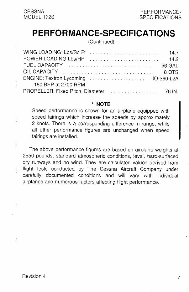Cessna 172 S POH manual Flight Manual preview img 9