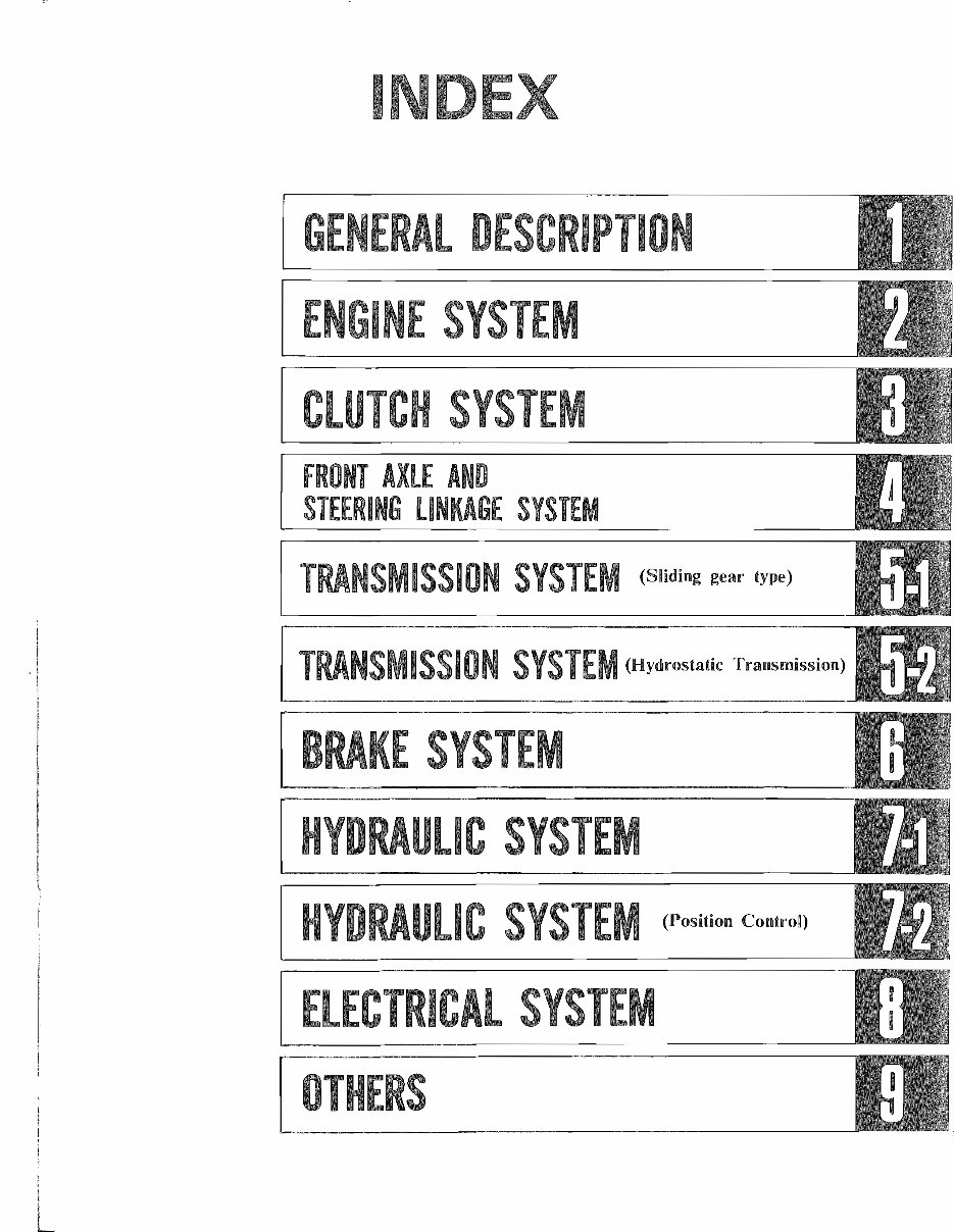 Mitsubishi MT160,160D,180,180D instruction book preview img 3