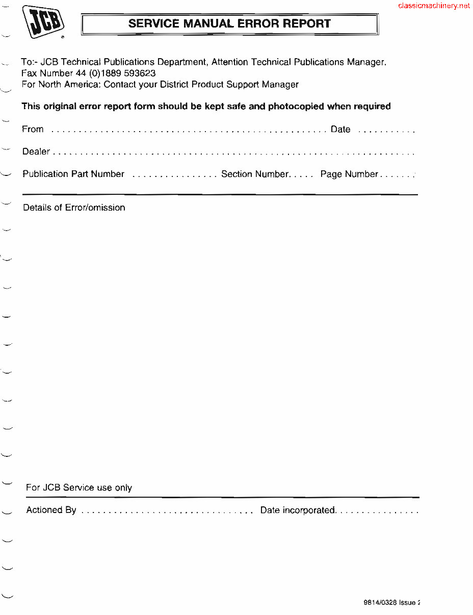 JCB 1400 1400B Backhoe Loader Excavator Complete Workshop Service Repair Manual preview img 3
